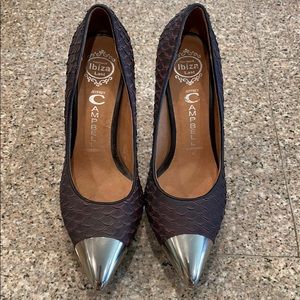 Purple Jeffrey Campbell heels